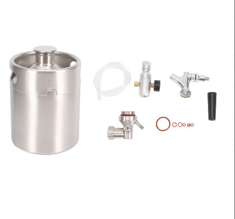 2L Roestvrijstalen Biervat Home Bierdispenser Growler bier