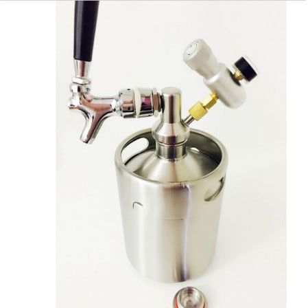 2L Roestvrijstalen Biervat Home Bierdispenser Growler bier