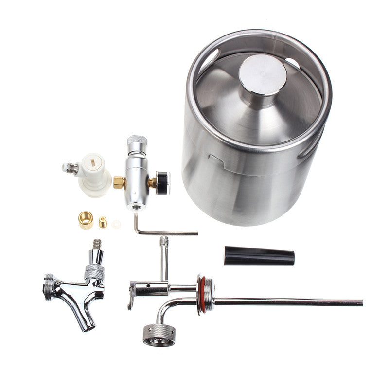 2L Roestvrijstalen Biervat Home Bierdispenser Growler bier