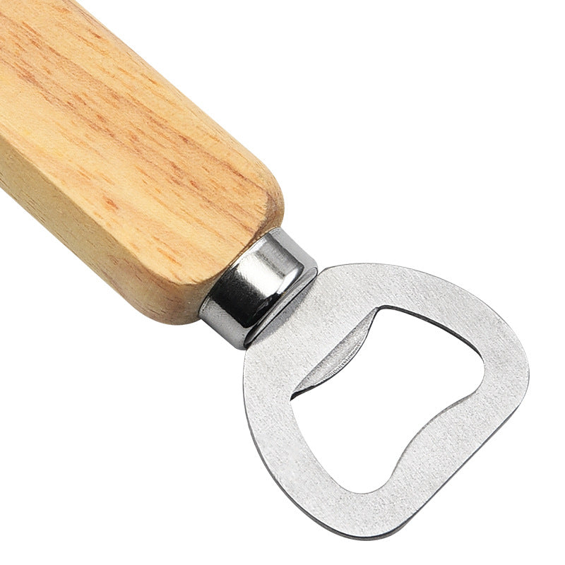 Bieropener met Houten Handvat