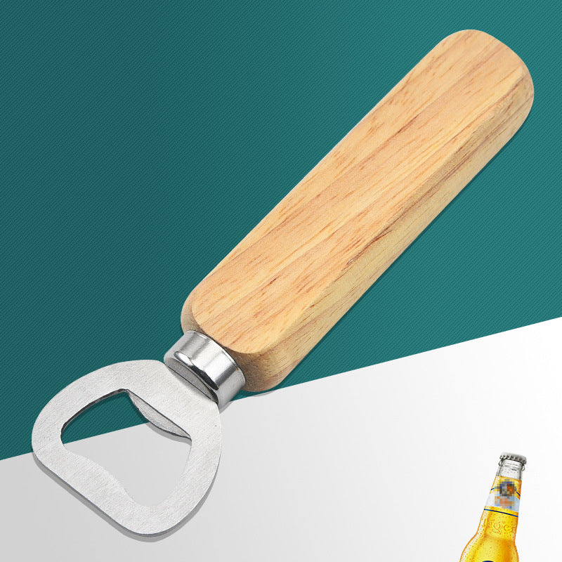 Bieropener met Houten Handvat