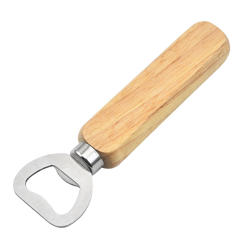 Bieropener met Houten Handvat
