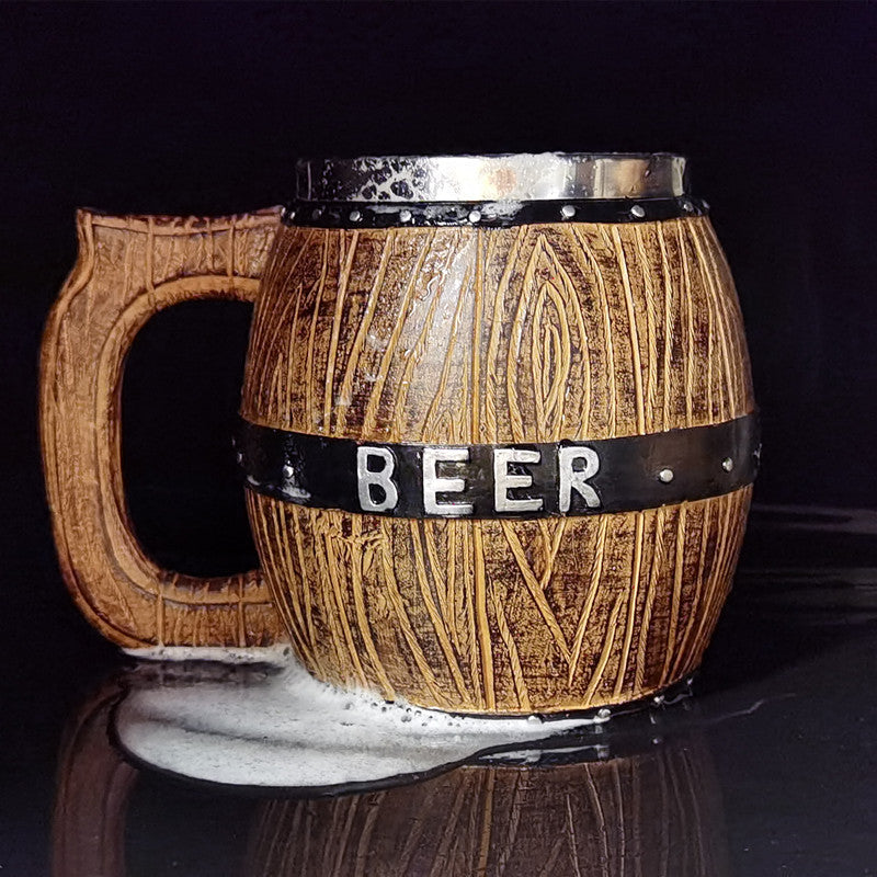 Houten Beker voor Bier 580ML