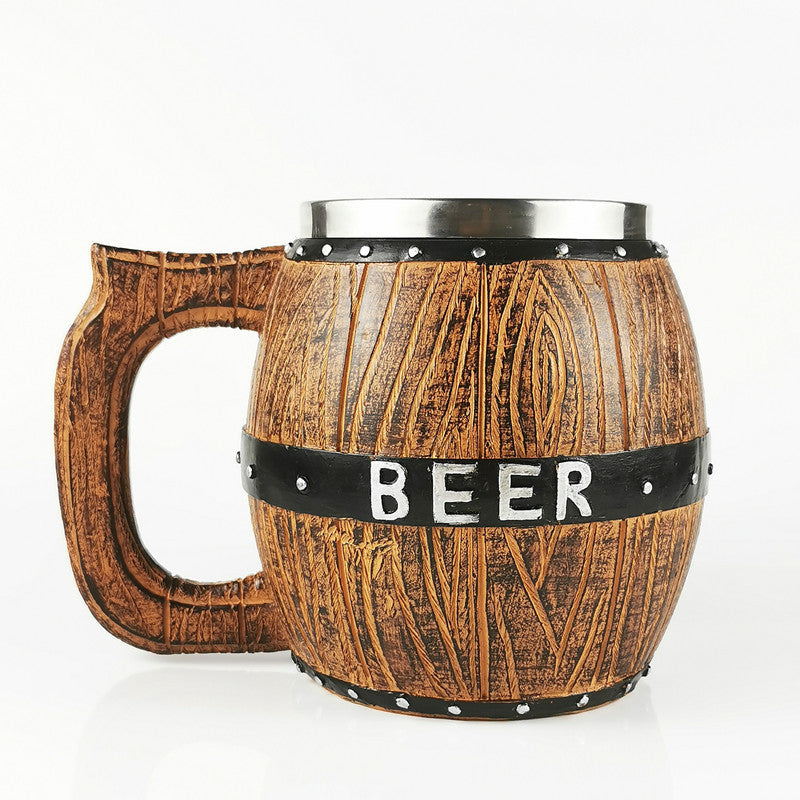 Houten Beker voor Bier 580ML