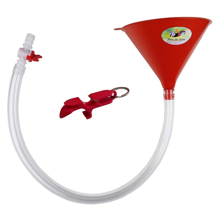 Party Bar Birthday Carnival Beer Funnel Double Tube