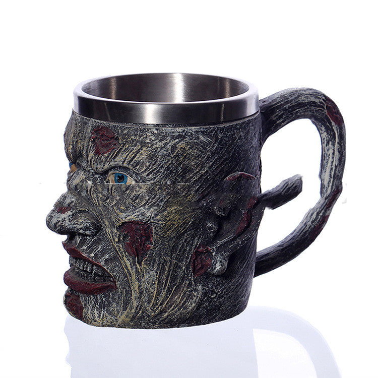 Resin Skull Water Cup Mug Beer Mug Creation