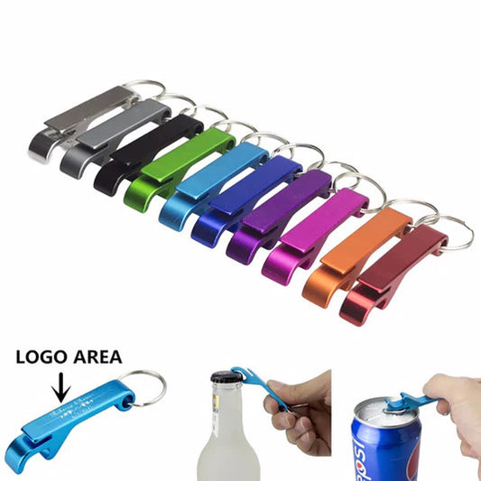 Ouvre-boîte de bière en aluminium, porte-clés de poche